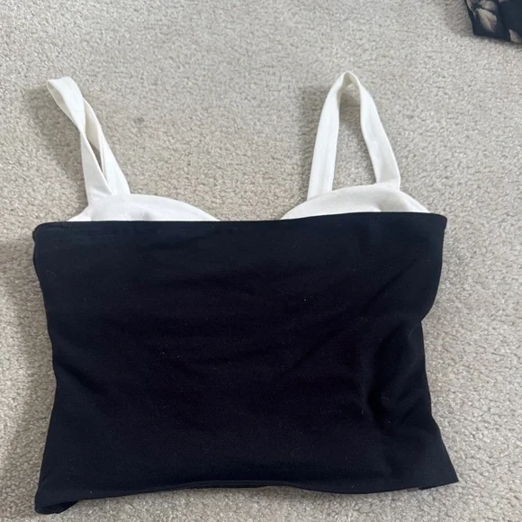 Reformation Black and White Tank Top - Picture 2 of 2